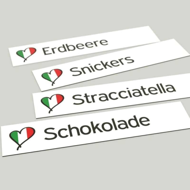 40 Magnetschilder mit Ital.Herz