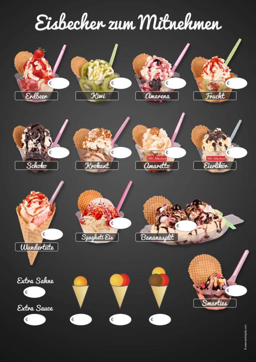 Produkt -A1 - Eisbecher zum Mitnehmen(2 Stück)