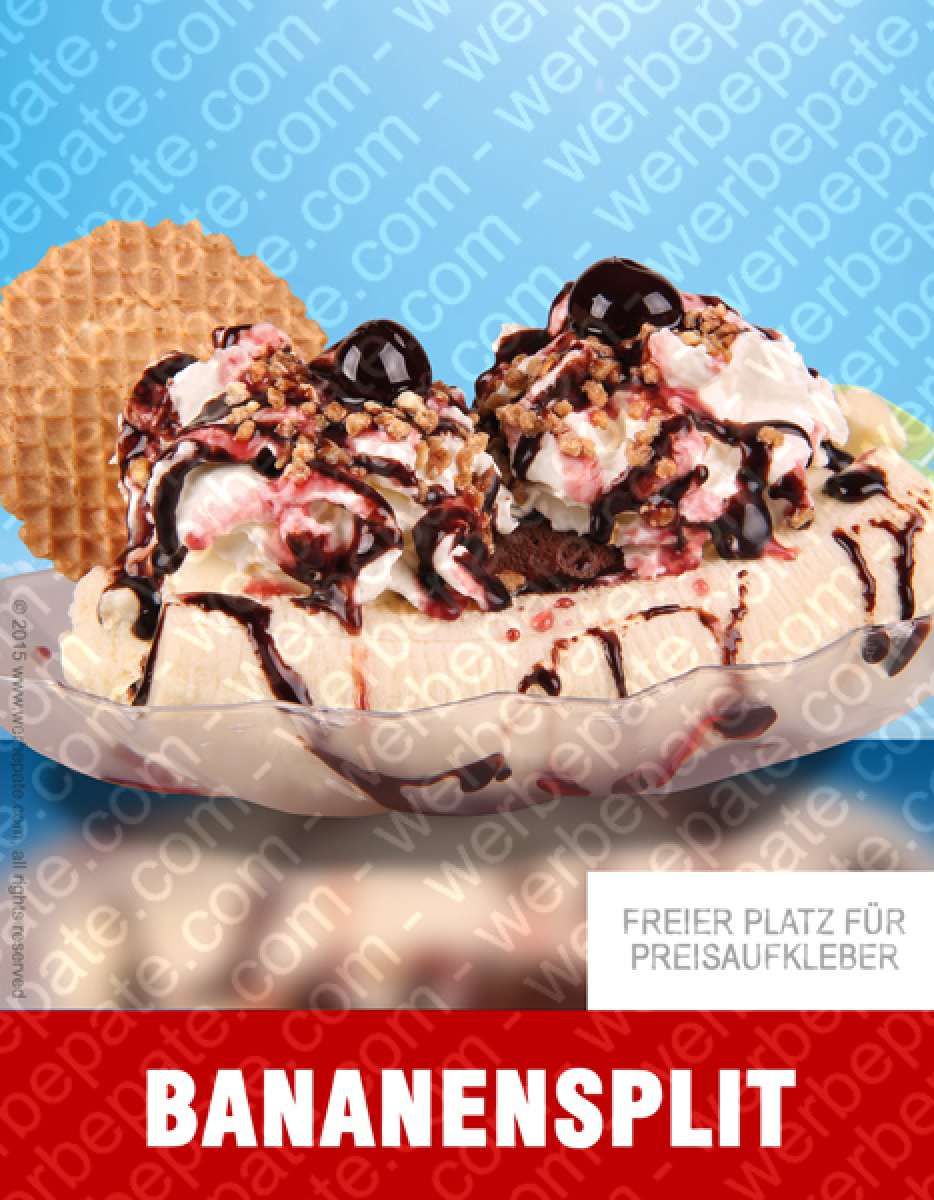 Produkt -Bananen Split