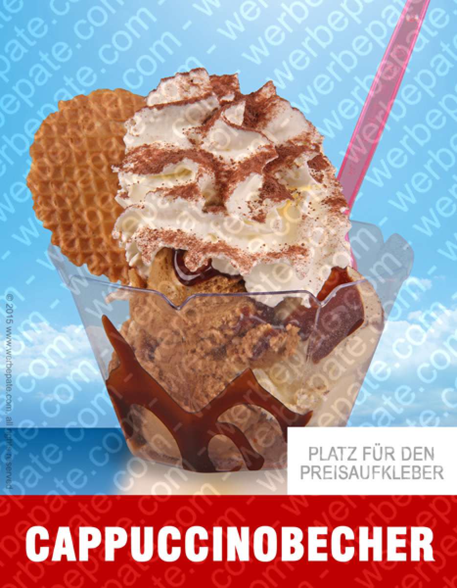 Produkt -Cappuccino Becher