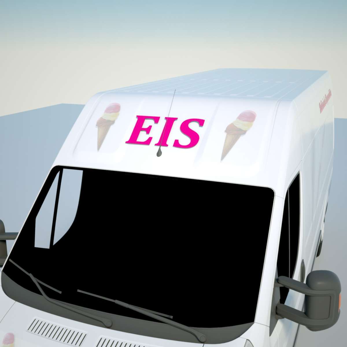 Produkt -Aufkleber EIS