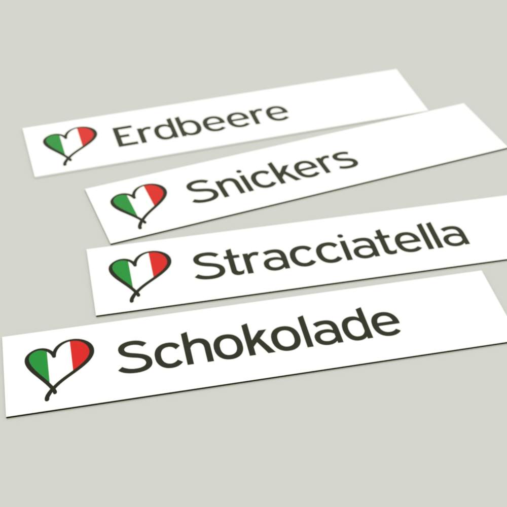 Produkt -40 Magnetschilder mit Ital.Herz